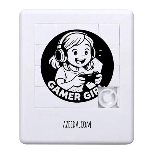 Azeeda 'Gamer-Mädchen' Schiebepuzzle (PZ00036763) von Azeeda