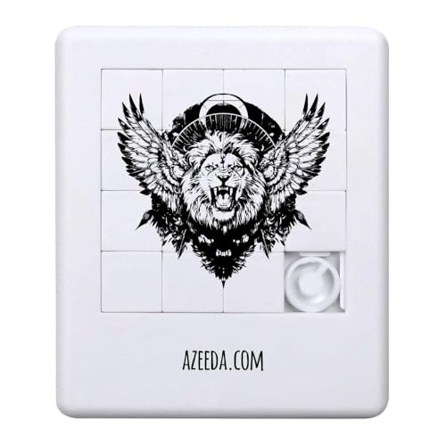 Azeeda 'Geflügelter knurrender Löwe' Schiebepuzzle (PZ00036576) von Azeeda