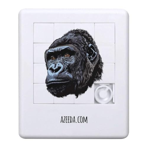 Azeeda 'Gorilla-Porträt' Schiebepuzzle (PZ00036863) von Azeeda