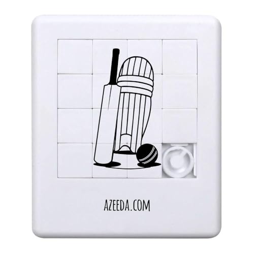 Azeeda 'Grundlegende Cricket-Ausrüstung' Schiebepuzzle (PZ00036871) von Azeeda