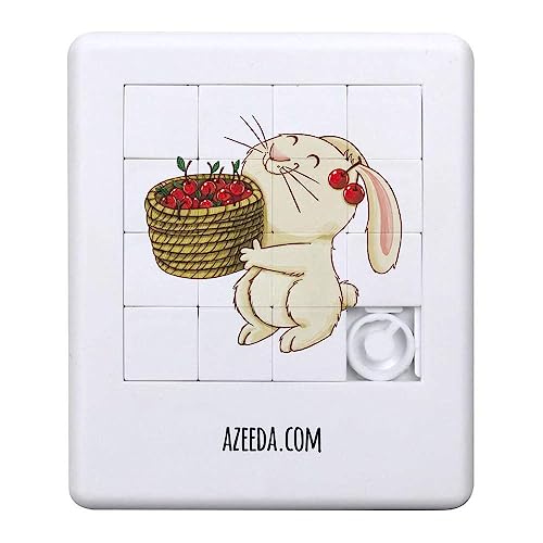 Azeeda 'Hase und Kirschen' Schiebepuzzle (PZ00023062) von Azeeda