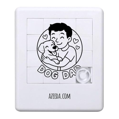 Azeeda 'Hundepapa' Schiebepuzzle (PZ00036798) von Azeeda