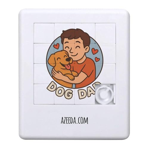 Azeeda 'Hundepapa' Schiebepuzzle (PZ00036799) von Azeeda