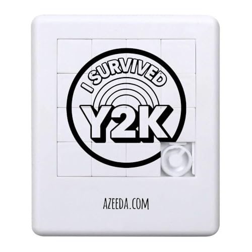 Azeeda 'Ich Habe das Jahr 2000 überlebt' Schiebepuzzle (PZ00036736) von Azeeda
