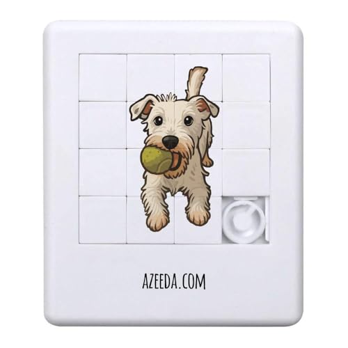 Azeeda 'Jack Russell mit Tennisball' Schiebepuzzle (PZ00036711) von Azeeda