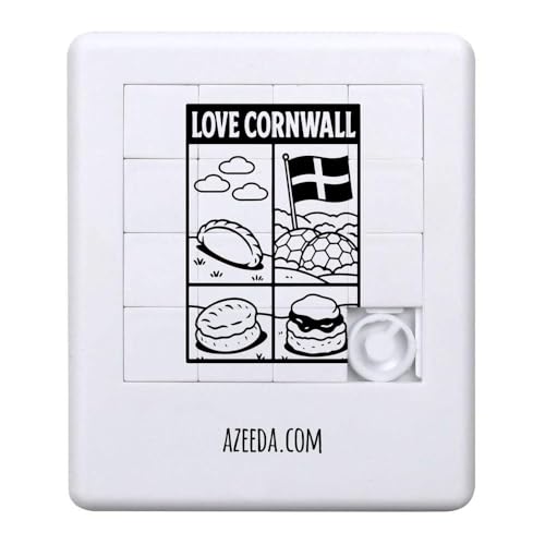 Azeeda 'Liebe Cornwall' Schiebepuzzle (PZ00036843) von Azeeda