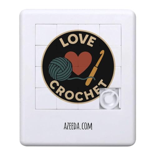 Azeeda 'Liebe Häkeln' Schiebepuzzle (PZ00036635) von Azeeda