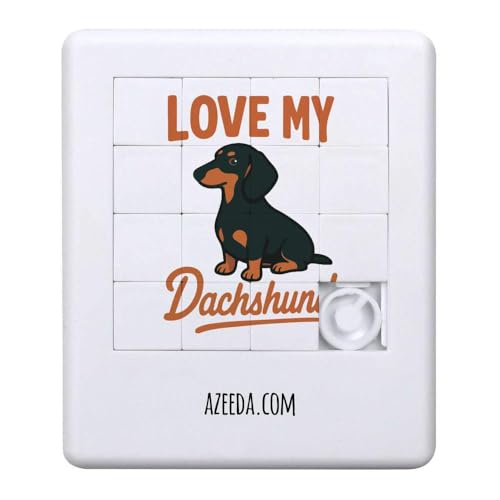 Azeeda 'Liebe Meinen Dackel' Schiebepuzzle (PZ00038188) von Azeeda