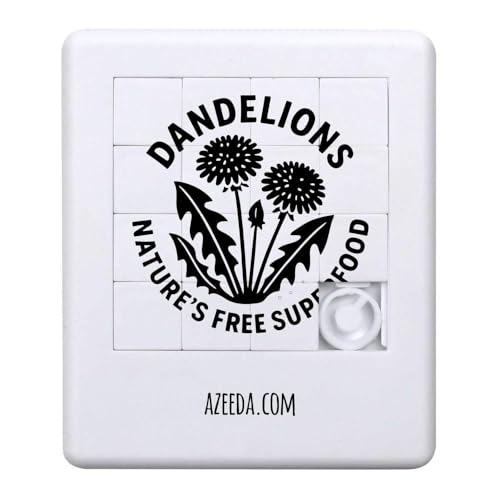 Azeeda 'Löwenzahn, Naturfreies Superfood' Schiebepuzzle (PZ00036774) von Azeeda