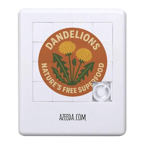 Azeeda 'Löwenzahn, Naturfreies Superfood' Schiebepuzzle (PZ00036775) von Azeeda