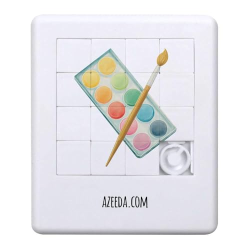 Azeeda 'Malen mit Pinsel' Schiebepuzzle (PZ00037991) von Azeeda