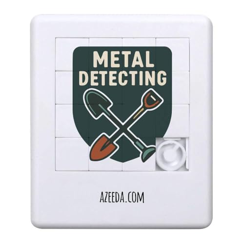Azeeda 'Metalldetektor-Motiv' Schiebepuzzle (PZ00038329) von Azeeda
