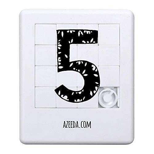 Azeeda 'Nummer 5' Schiebepuzzle (PZ00002426) von Azeeda