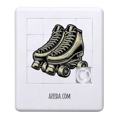 Azeeda 'Paar Rollschuhe' Schiebepuzzle (PZ00037474) von Azeeda