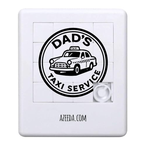 Azeeda 'Papas Taxiservice' Schiebepuzzle (PZ00037728) von Azeeda