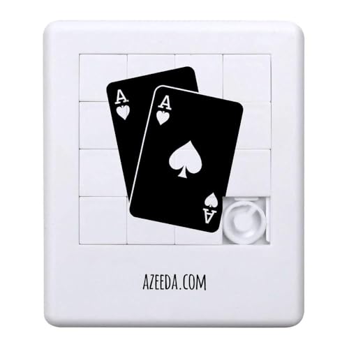 Azeeda 'Pik-Ass-Karten' Schiebepuzzle (PZ00036638) von Azeeda