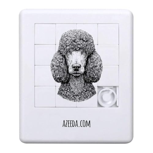 Azeeda 'Pudelportrait' Schiebepuzzle (PZ00038169) von Azeeda