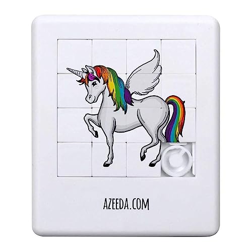 Azeeda 'Regenbogen Einhorn' Schiebepuzzle (PZ00021894) von Azeeda