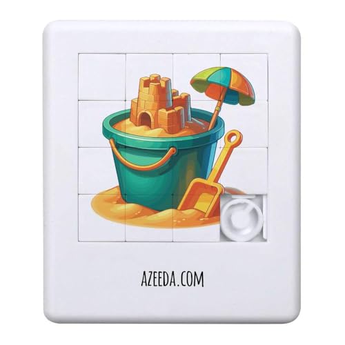 Azeeda 'Sandburg Eimer und Schaufel' Schiebepuzzle (PZ00038564) von Azeeda