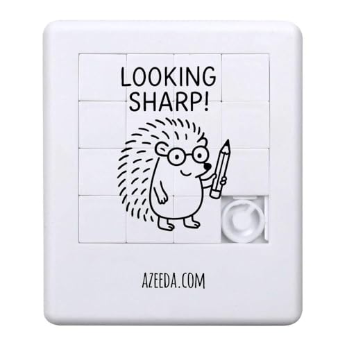 Azeeda 'Scharf aussehender Igel' Schiebepuzzle (PZ00036727) von Azeeda