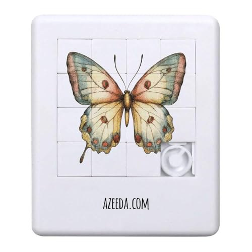 Azeeda 'Schmetterling mit offenen Flügeln' Schiebepuzzle (PZ00037599) von Azeeda