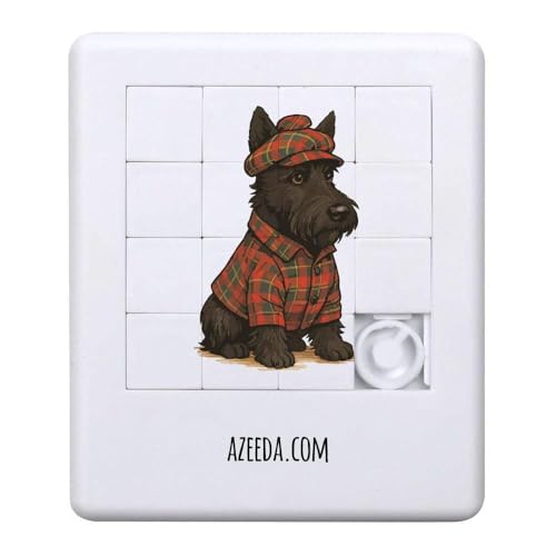 Azeeda 'Scottish Terrier' Schiebepuzzle (PZ00038215) von Azeeda