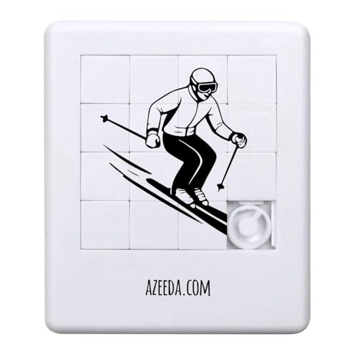 Azeeda 'Skifahren' Schiebepuzzle (PZ00037940) von Azeeda