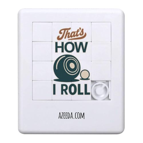 Azeeda 'So Rolle ich Lawn Bowls' Schiebepuzzle (PZ00036884) von Azeeda