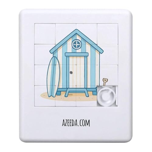 Azeeda 'Strandhütte' Schiebepuzzle (PZ00038224) von Azeeda