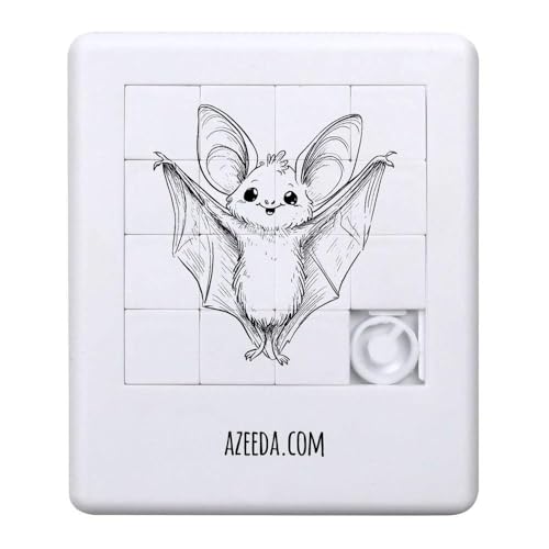 Azeeda 'Süße freundliche Fledermaus' Schiebepuzzle (PZ00038398) von Azeeda