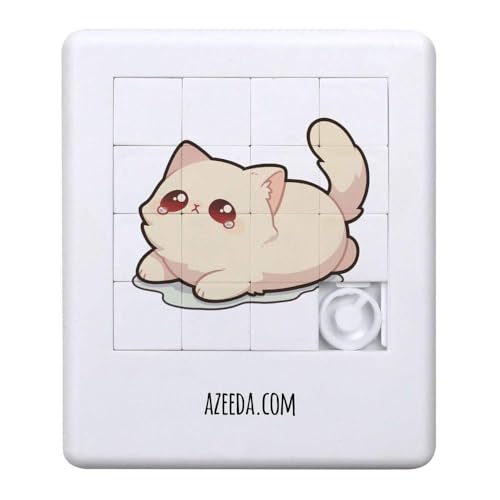 Azeeda 'Süßes trauriges Kätzchen' Schiebepuzzle (PZ00036742) von Azeeda