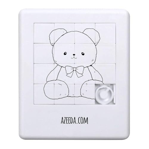 Azeeda 'Teddybär sitzend' Schiebepuzzle (PZ00036583) von Azeeda