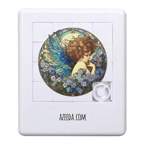 Azeeda 'Vergissmeinnicht Gartenfee' Schiebepuzzle (PZ00038035) von Azeeda