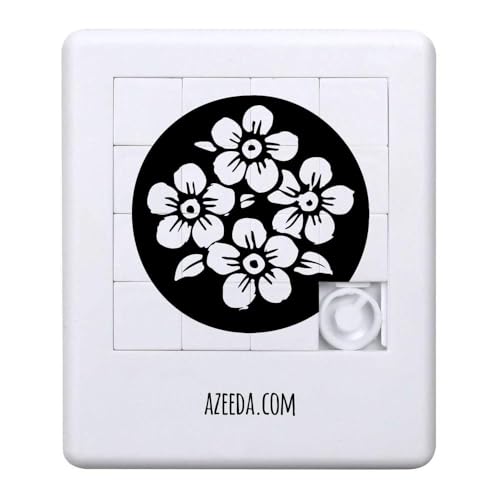 Azeeda 'Vergissmeinnicht-Kreis' Schiebepuzzle (PZ00038596) von Azeeda