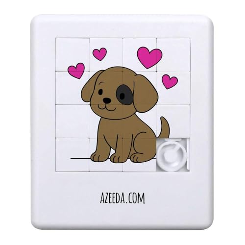 Azeeda 'Welpen-Liebe' Schiebepuzzle (PZ00036855) von Azeeda