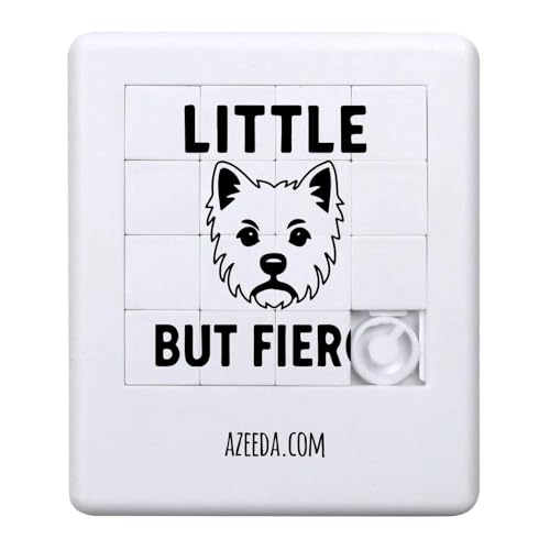Azeeda 'Westie klein, Aber wild' Schiebepuzzle (PZ00038354) von Azeeda