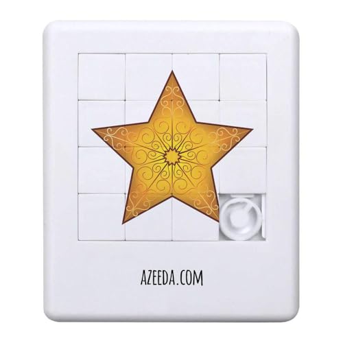 Schiebepuzzle "Dekorativer Stern" (PZ00027121) von Azeeda