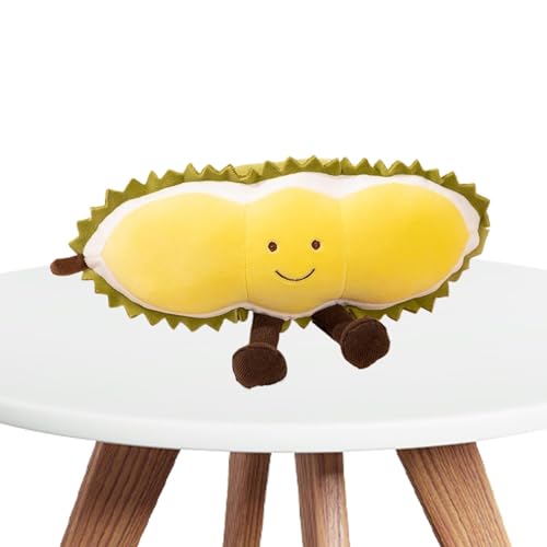 Aznever Kreatives gefülltes Plüschtier, Obstplüschtier - Plüschtiere Weiche süße Durian-Stoffpuppe - Kreative Raumdekoration, realistische Simulation, Kinderkissen für und Mädchen Aznever Kreatives gefülltes Plüschtier, Obstplüschtier - Plüschtiere Weiche süße Durian-Stoffpuppe - Kreative Raumdekoration, realistische Simulation, Kinderkissen für und Mädchen von Aznever