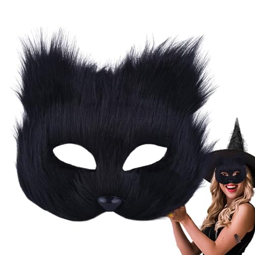 Aznever Lustige Gesichtsbedeckung - Cosplay Gesichtsbedeckung für Halloween - Fancy Dress Eye Face Cover Tierkostüm für Bühnenauftritte, Kostümparty von Aznever
