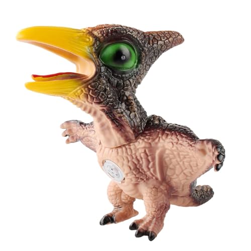 Gummi-Dinosaurier, weiches Gummi-Dinosaurier-Spielzeug - Realistisches quietschendes Dinosaurierspielzeug aus Gummi mit Sound | Realistisches und quietschendes Gummispielzeug, sturzsichere Dinosaurier von Aznever