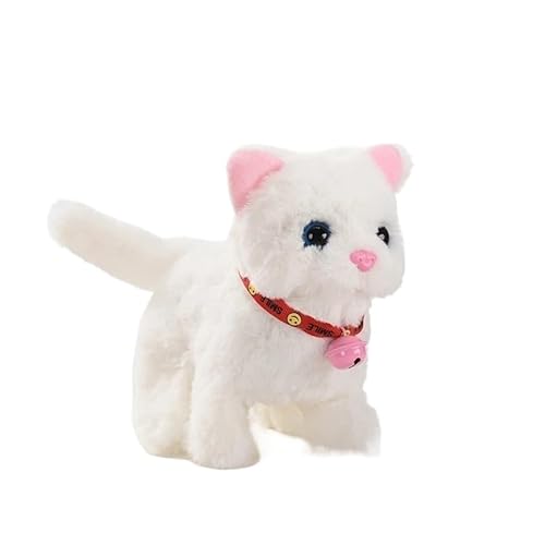 AzurePure Kätzchen-Plüschtier, elektrisch, interaktiv, Katze, Stofftier, miauend, mit wedelndem Schwanz, mit dem Kopf nickend, Katzenspielzeug for Kinder, Geschenk katzenspielzeug Maus(6) von AzurePure