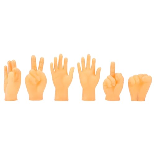 AzurePure Weiche, mehrförmige Fingerlinge in kleinem Handmodell for die Katzenmassage. Fingerlinge-Set mit Fingerpuppe katzenspielzeug Maus von AzurePure