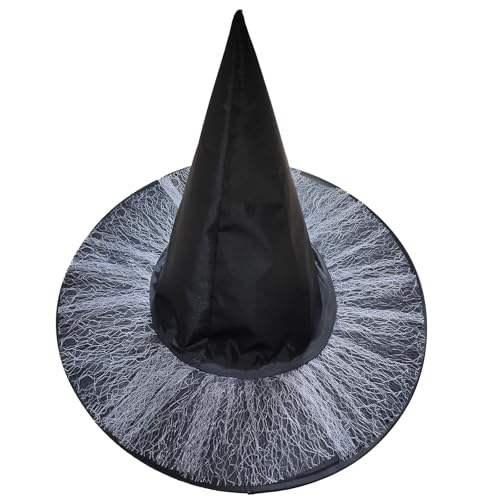 Azxcvbnm Halloween Hexenhut Für Cosplay Fransen Spitze Wizard Erwachsener Unisex Witch Kostüm Spitze Festival Holiday Azxcvbnm Halloween Hexenhut Für Cosplay Fransen Spitze Wizard Erwachsener Unisex Witch Kostüm Spitze Festival Holiday von Azxcvbnm