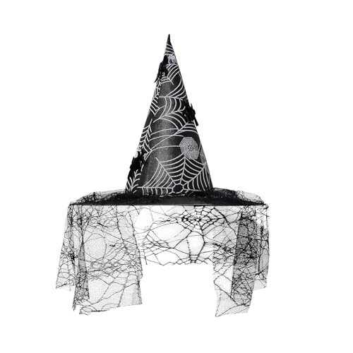 Azxcvbnm Halloween Hexenhut Für Cosplay Fransen Spitze Wizard Erwachsener Unisex Witch Kostüm Spitze Festival Holiday Azxcvbnm Halloween Hexenhut Für Cosplay Fransen Spitze Wizard Erwachsener Unisex Witch Kostüm Spitze Festival Holiday von Azxcvbnm