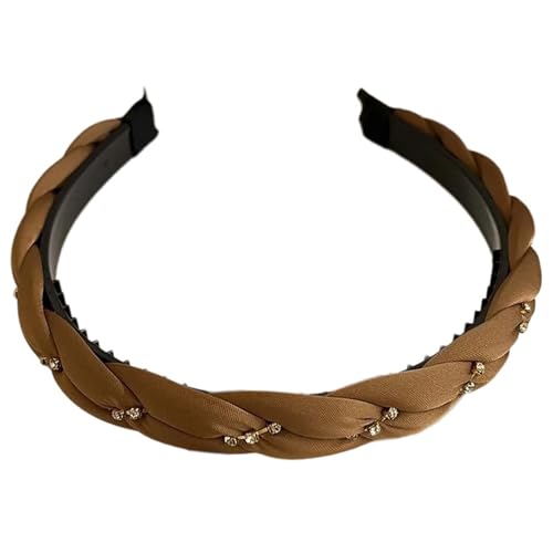 Azxcvbnm Prinzessin Kopfstückhaar Reifen Strasshaarstyling Für Proms Stirnbänder Stresssteine ​​elegantes Haarband Für Karnevale von Azxcvbnm