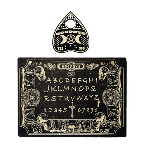 Mystical Spirits Talking Board Mit Planchette Wooden Spirits Board Metaphysical Message Board Für 2 Und Mehr Spieler Mystical Spirits Talking Board Mit Planchette Wooden Spirits Board Metaphysical Message Board Für 2 Und Mehr Spieler von Azxcvbnm