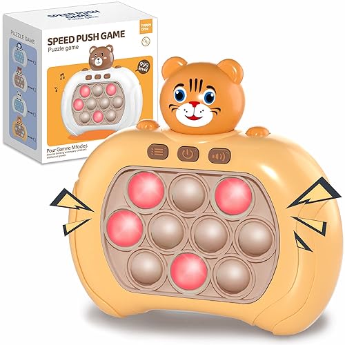 Azyh Quick Push Game Fidget Toys Pro für Kinder Erwachsene, Handheld-Spiel, schnelle Puzzle-Spielmaschine, Push-Bubble-Stressspielzeug, Entlastung Partygeschenke, Urlaub, Geburtstagsgeschenke für Azyh Quick Push Game Fidget Toys Pro für Kinder Erwachsene, Handheld-Spiel, schnelle Puzzle-Spielmaschine, Push-Bubble-Stressspielzeug, Entlastung Partygeschenke, Urlaub, Geburtstagsgeschenke für von Azyh