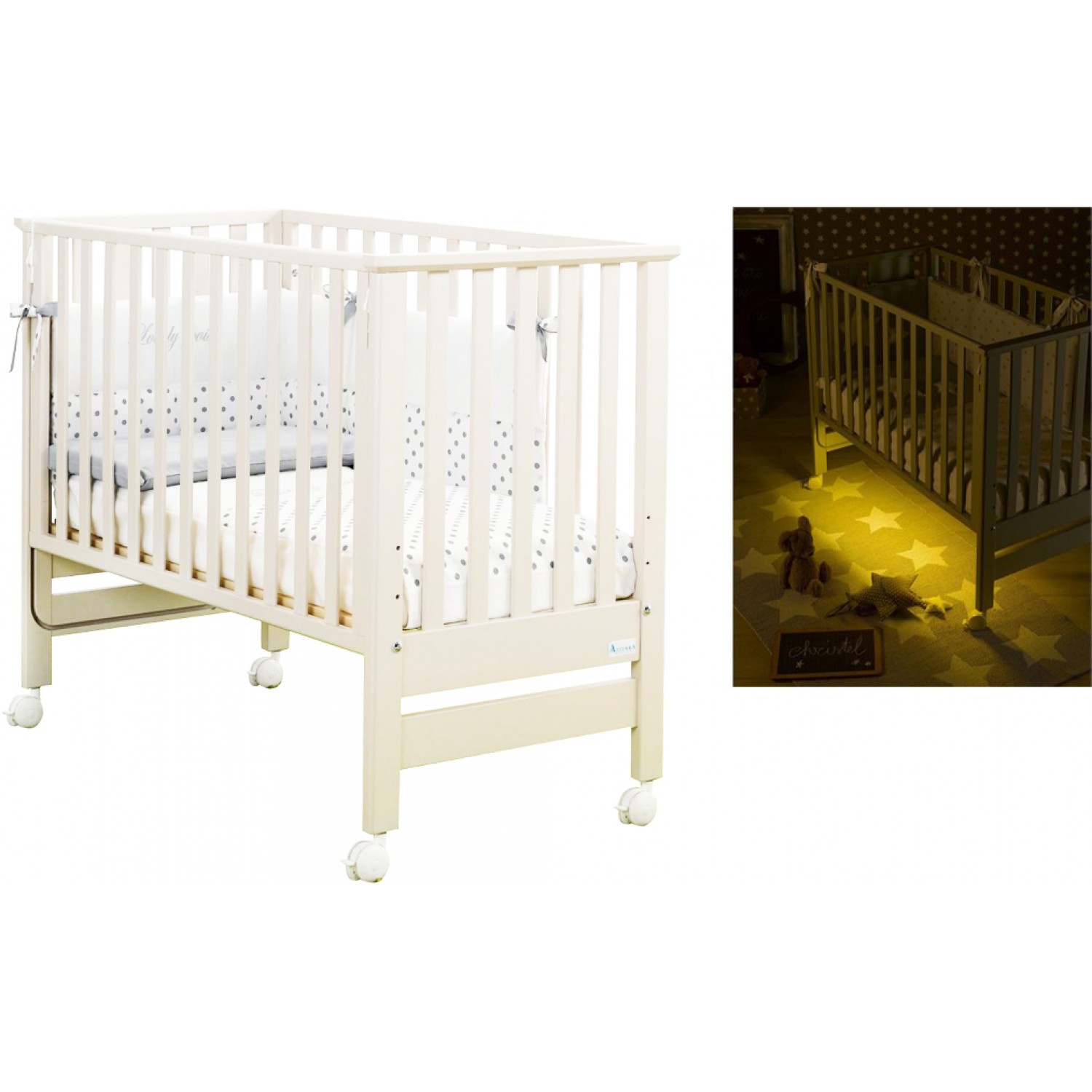 Bett Azzurra Design Kontaktlicht Elfenbein mit Beleuchtung Bett Azzurra Design Kontaktlicht Elfenbein mit Beleuchtung von Azzurra Design