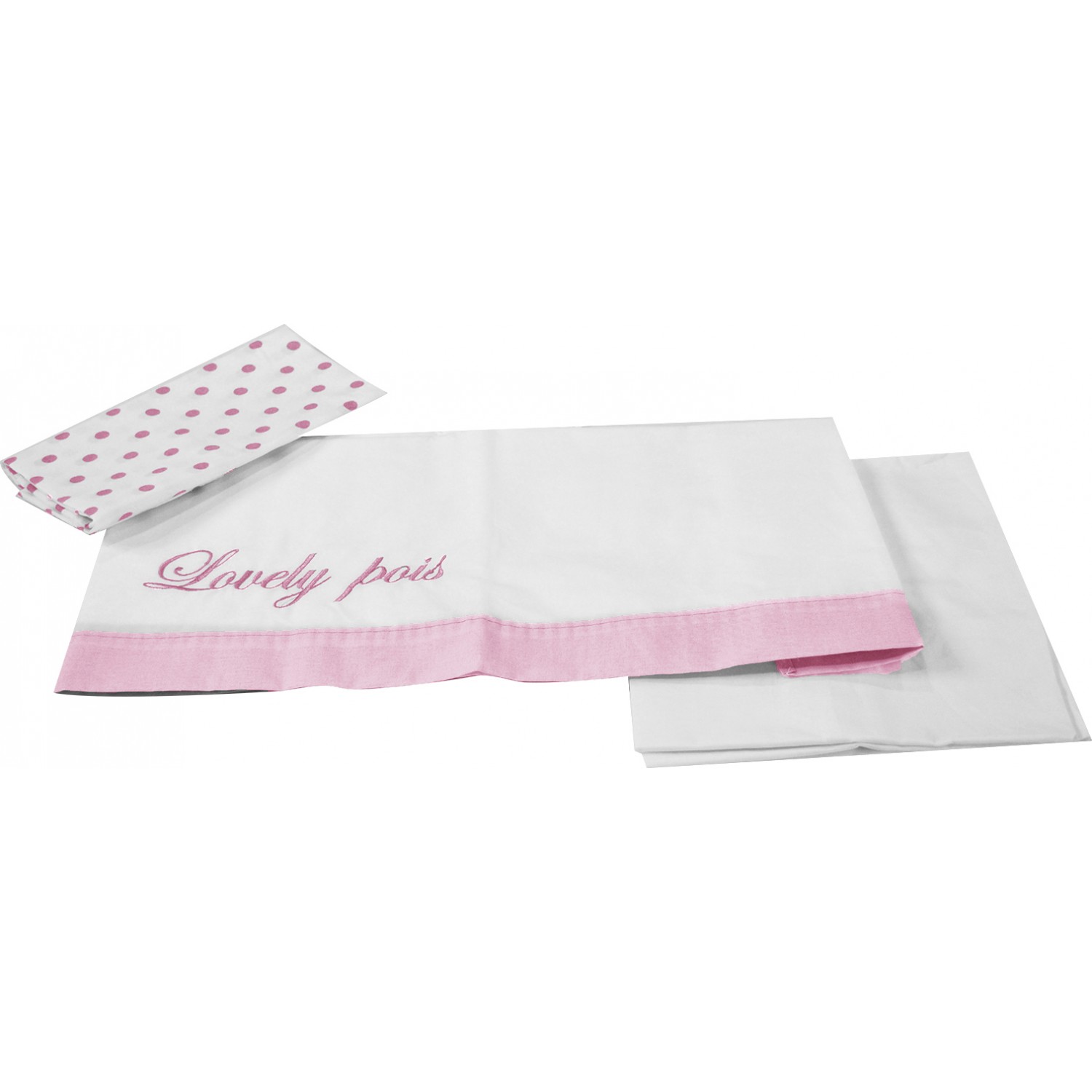 Blaue Blätter für Kinderbett Kontakt Design Schöne Pois White Pink Blaue Blätter für Kinderbett Kontakt Design Schöne Pois White Pink von Azzurra Design