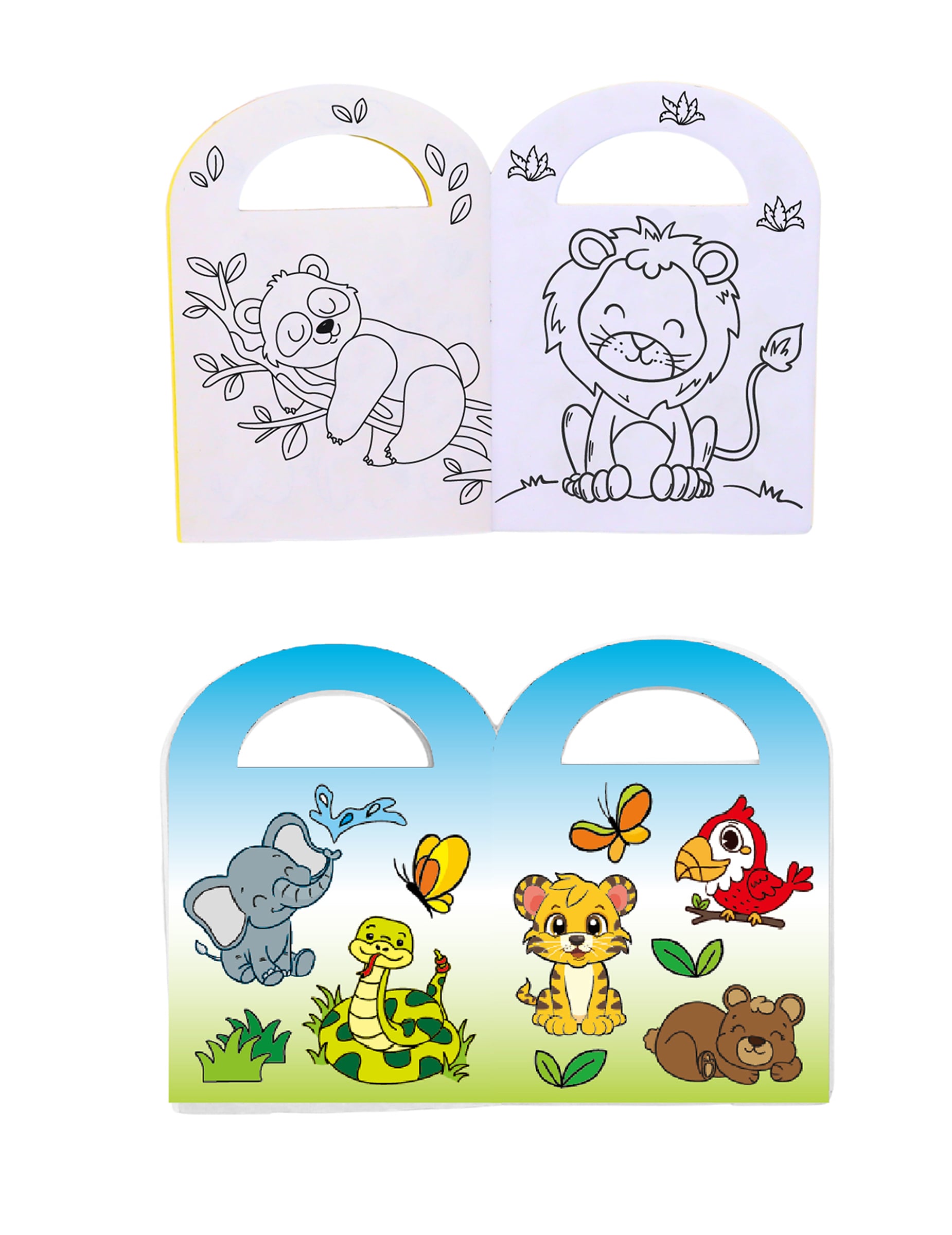 Malbuch mit Zoo-Aufklebern Malbuch mit Zoo-Aufklebern von B+G International